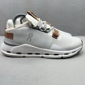 ON CloudNova Womens Size 9.5 White | Pearl Athletic Running Sneakers Comfort